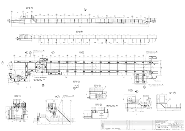 VÝROBNÍ DOKUMENTACE ČÁSTI STROJE VAS 2000/12+27, QINHUANGDAO