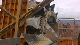 K2000 BUCKET WHEEL EXCAVATOR TIP RECONSTRUCTION