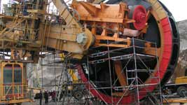 KU800/19 BUCKET WHEEL EXCAVATOR TIP RECONSTRUCTION